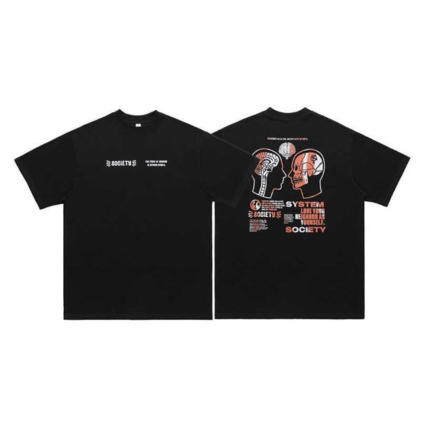 men and women t-shirtslawfoo spring/summer china-chic brand american head print 240g double yarn drop shoulder loose edition couple t-shirt, White;black
men and women t-shirtslawfoo spring/summer china-chic brand american head print 240g double yarn drop shoulder loose edition couple t-shirt, White;black