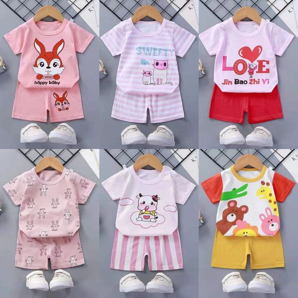 clothing sets cotton kids 2pcs summer clothes for girls baby boys short sleeve t shirt shorts suit toddler outfit 230422, White
clothing sets cotton kids 2pcs summer clothes for girls baby boys short sleeve t shirt shorts suit toddler outfit 230422, White