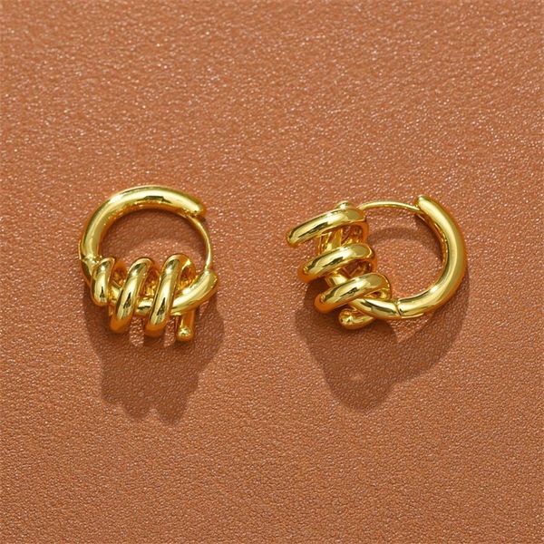 french niche design stud temperament spring spiral knot earrings advanced indifference ins fashion all-match gift jewelry accessor3411, Golden;silver
french niche design stud temperament spring spiral knot earrings advanced indifference ins fashion all-match gift jewelry accessor3411, Golden;silver
