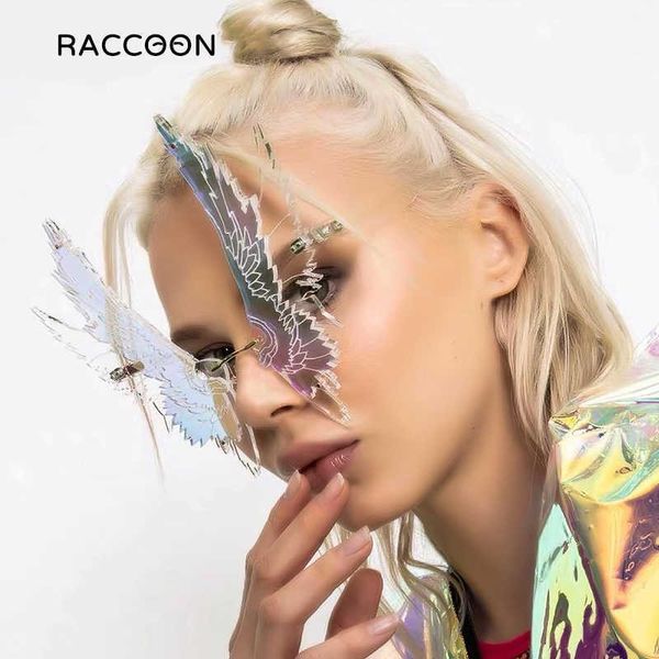 sunglasses oversize rimless wing shape sunglasses women frameless unique decorative eagle sun glasses men street catwalk prom metal eyewear, White;black
sunglasses oversize rimless wing shape sunglasses women frameless unique decorative eagle sun glasses men street catwalk prom metal eyewear, White;black