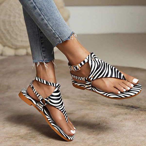 sandals women's rome sandals summer clip toe casual ladies flipflops female buckle flat sandals zebra snake print beach shoes j230422, Black
sandals women's rome sandals summer clip toe casual ladies flipflops female buckle flat sandals zebra snake print beach shoes j230422, Black