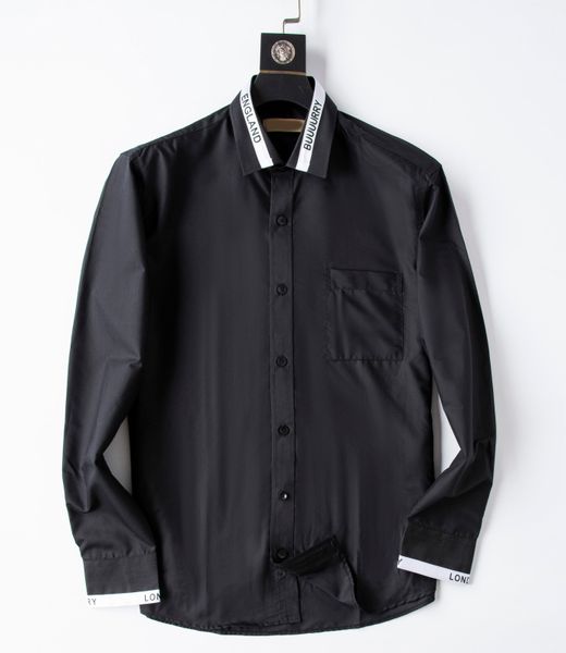 men's designer brand casual shirt high-quality long-sleeved single breasted fashionable but geometric check casual shirt 05, White;black
men's designer brand casual shirt high-quality long-sleeved single breasted fashionable but geometric check casual shirt 05, White;black
