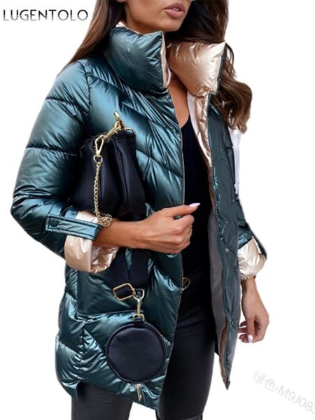 leather glossy parkas women solid zipper autumn winter zipper coat female casual pocket loose street thin long sleeve parka, Black
leather glossy parkas women solid zipper autumn winter zipper coat female casual pocket loose street thin long sleeve parka, Black