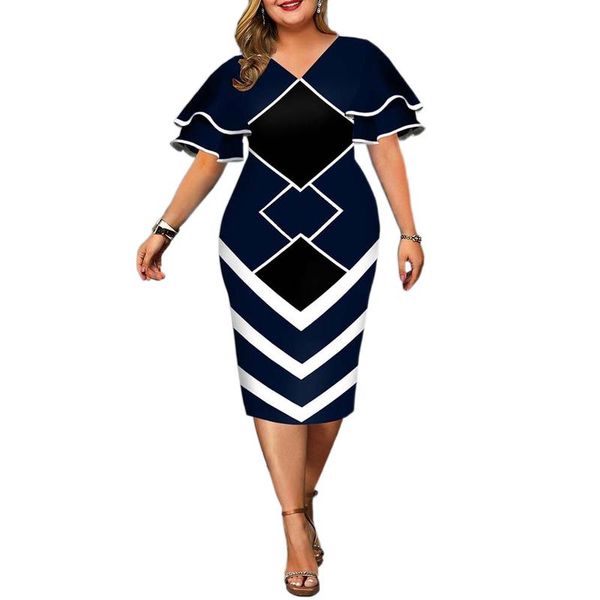 dresses vintage geometric print plus size kneelength dress womens summer short sleeve midi elegant dresses summer high waist robe, Black
dresses vintage geometric print plus size kneelength dress womens summer short sleeve midi elegant dresses summer high waist robe, Black