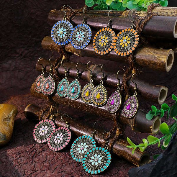 charm exknl multicolor vintage boho ethnic water drop earrings for women fashion trend indian jewelry hanging dangling earrings 2022 w0422, Golden
charm exknl multicolor vintage boho ethnic water drop earrings for women fashion trend indian jewelry hanging dangling earrings 2022 w0422, Golden