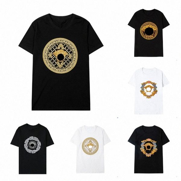 men's t-shirt designer medusa embroidery t-shirt round neck loose summer high-quality large size women's trendy high street cloth, White;black
men's t-shirt designer medusa embroidery t-shirt round neck loose summer high-quality large size women's trendy high street cloth, White;black