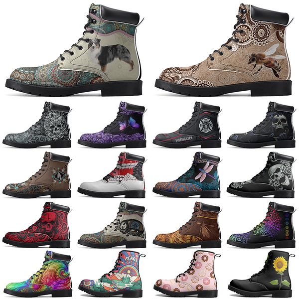 Diy Fashionable Versatile Outdoor Boots Non-slip Winter Comfortable Casual Customized Elevated Classsic Light Chocolate Totem Boots
Diy Fashionable Versatile Outdoor Boots Non-slip Winter Comfortable Casual Customized Elevated Classsic Light Chocolate Totem Boots