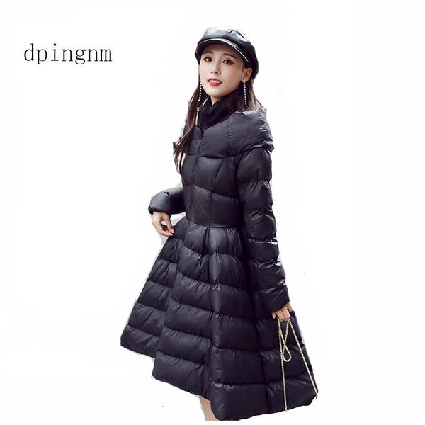 leather parka autumn winter jacket women clothes vintage warm coat female women's down cotton jacket warm thick long parkas, Black
leather parka autumn winter jacket women clothes vintage warm coat female women's down cotton jacket warm thick long parkas, Black