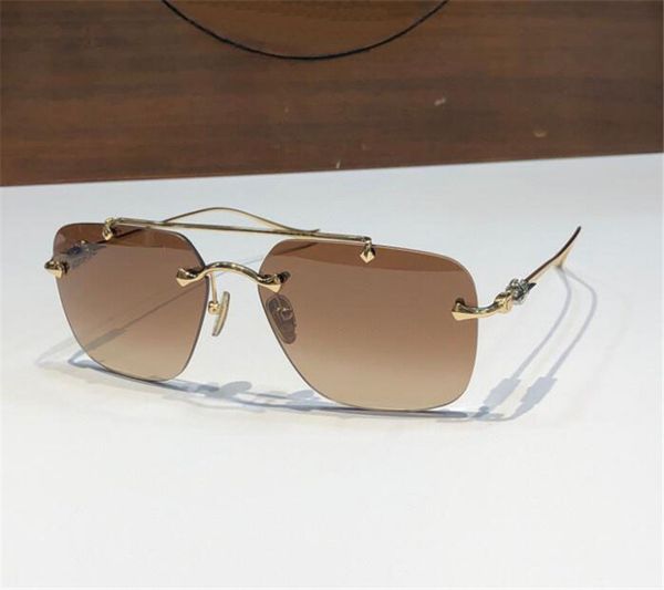 new fashion design retro square sunglasses 8185 rimless meta frame simple and generous style outdoor uv400 protection glasses, White;black
new fashion design retro square sunglasses 8185 rimless meta frame simple and generous style outdoor uv400 protection glasses, White;black