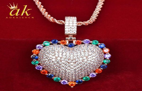 colorful heart pendant women039s rock necklace gold color material copper cubic zircons bling charms hip hop rock street jewelr4608689, Silver
colorful heart pendant women039s rock necklace gold color material copper cubic zircons bling charms hip hop rock street jewelr4608689, Silver