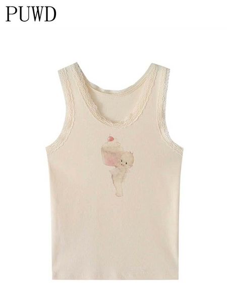 tanks puwd vintage women soft cotton beige tanks 2022 summer fashion ladies loose oneck short girls chic printed crop top, Black;white
tanks puwd vintage women soft cotton beige tanks 2022 summer fashion ladies loose oneck short girls chic printed crop top, Black;white