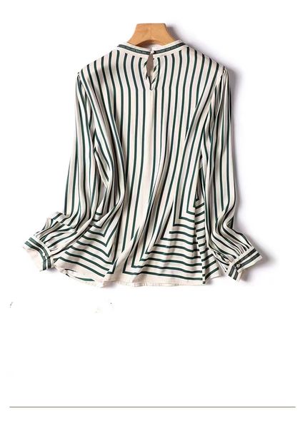 2023 new silk shirt for women, White
2023 new silk shirt for women, White