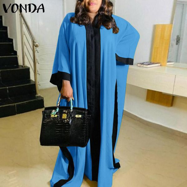 dresses summer v neck solid women maxi dresses vonda 2022 ladies pleated baggy vestidos female patchwork print party robes longue, Black;gray
dresses summer v neck solid women maxi dresses vonda 2022 ladies pleated baggy vestidos female patchwork print party robes longue, Black;gray
