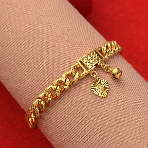 24k gold plated women man chain bracelet chain wedding jewelry, Black 
24k gold plated women man chain bracelet chain wedding jewelry, Black