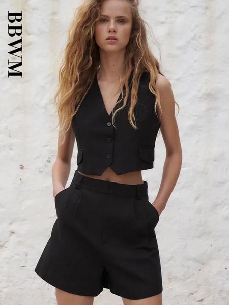 dress 2022 nowe letnie kobiety 2 szt spodenki garnitury vneck vintage kamizelka + solidne szorty linii pojedyncze piersi chic kobiet pr, White
dress 2022 nowe letnie kobiety 2 szt spodenki garnitury vneck vintage kamizelka + solidne szorty linii pojedyncze piersi chic kobiet pr, White