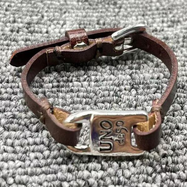 beaded 2023 fashion silver 925 exquisite leather women's bracelet button holiday gift 230422, Black
beaded 2023 fashion silver 925 exquisite leather women's bracelet button holiday gift 230422, Black