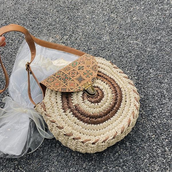 shoulder bags brand design round straw women crossbody handbag purses summer woven beach ladies messenger travel bag
shoulder bags brand design round straw women crossbody handbag purses summer woven beach ladies messenger travel bag