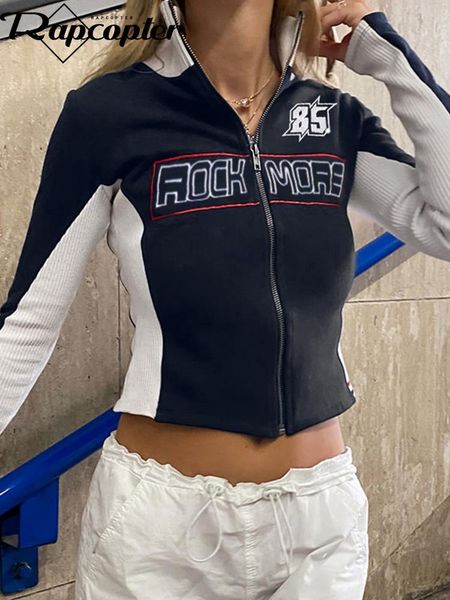 t-shirt rapcopter pactwhork letter crop knitted full sleeve stand collar tee sporty street fashion zipper t shirt women digital, White
t-shirt rapcopter pactwhork letter crop knitted full sleeve stand collar tee sporty street fashion zipper t shirt women digital, White