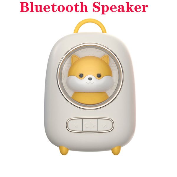 Image of Cute Cat Capsule Speaker Portable Wireless Bluetooth 5.0 Speaker Mini Bass Subwoofer LED Light for Cellphone Tablet PC