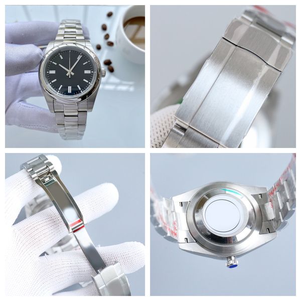 Men's Watch 41mm/36mm Women's 904L Watch Band Black Dial Watch Luminous Sapphire Waterproof Watch Montreux Luxury Jason 007
Men's Watch 41mm/36mm Women's 904L Watch Band Black Dial Watch Luminous Sapphire Waterproof Watch Montreux Luxury Jason 007