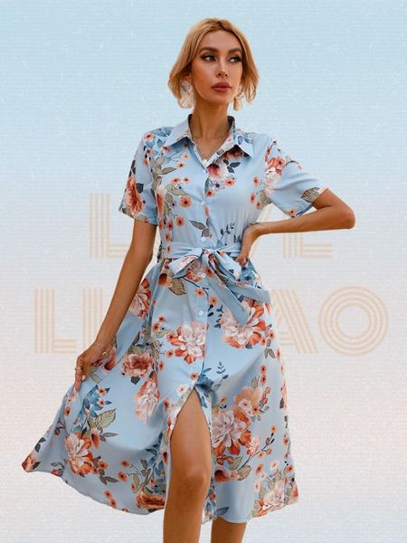 dresses print turndown collar short sleeved long dress summer 2022 womens laceup single breasted aline casual dress chiffon dress, Black;gray
dresses print turndown collar short sleeved long dress summer 2022 womens laceup single breasted aline casual dress chiffon dress, Black;gray