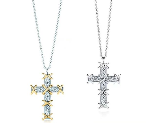 fine chain gold cross initial necklaces for women teen girls trendy diamond set designer jewerly necklace fashion wedding party jewelry brid, Silver
fine chain gold cross initial necklaces for women teen girls trendy diamond set designer jewerly necklace fashion wedding party jewelry brid, Silver