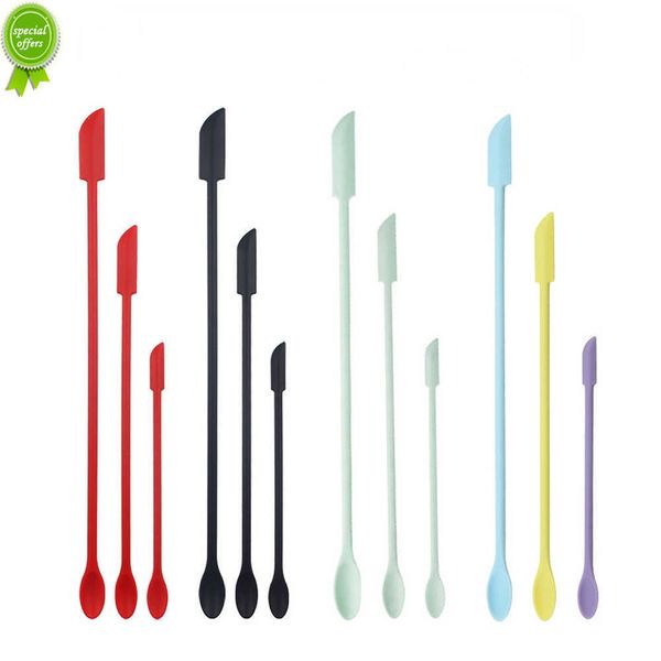 new 3pcs/1pc mini long handle silicone spatula dual-ended scraper spoon kitchen accessories for jam seasoning
new 3pcs/1pc mini long handle silicone spatula dual-ended scraper spoon kitchen accessories for jam seasoning