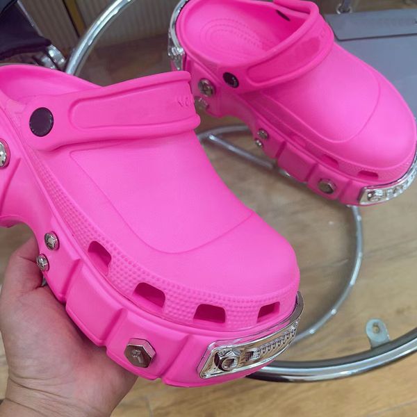 triple s flip flops sandal hardcroc women men fashion slippers beach pool slides sandals sports punk style rubber rivet slides casual foam s, Black
triple s flip flops sandal hardcroc women men fashion slippers beach pool slides sandals sports punk style rubber rivet slides casual foam s, Black