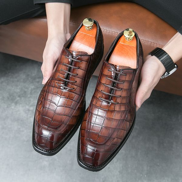 dress shoes brown men oxfords square toe stone grain black business mens size 38 230422
dress shoes brown men oxfords square toe stone grain black business mens size 38 230422