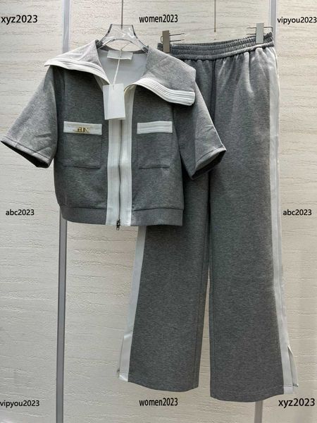 designer tracksuit women yoga sets fashion jacket suit summer suit 2pcs zipper lapel and pants new arrival, Gray
designer tracksuit women yoga sets fashion jacket suit summer suit 2pcs zipper lapel and pants new arrival, Gray