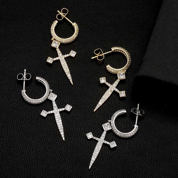 new fashion 925 silver needle justice sword earrings female full diamond high grade temperament earrings female earrings studs stone brincos, Golden
new fashion 925 silver needle justice sword earrings female full diamond high grade temperament earrings female earrings studs stone brincos, Golden