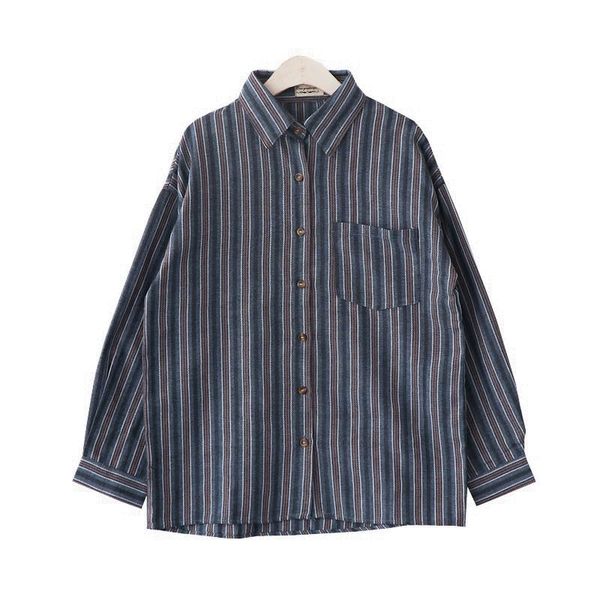 shirts shirts women long sleeve elegant temperament loose leisure striped womens shirt korean style turndown collar pockets blouses, White
shirts shirts women long sleeve elegant temperament loose leisure striped womens shirt korean style turndown collar pockets blouses, White