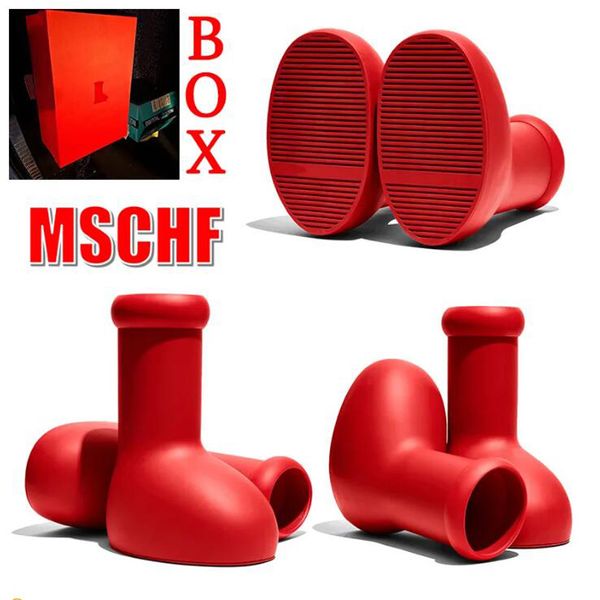 mschf big red boots astro boy boot cartoon into real life fashion men women rainboots thick bottom rubber platform with oversized shoes knee
mschf big red boots astro boy boot cartoon into real life fashion men women rainboots thick bottom rubber platform with oversized shoes knee