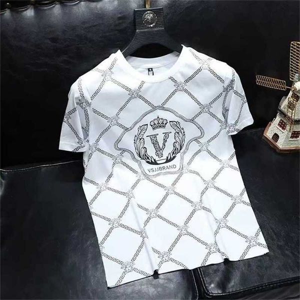 20% off trendy ice silk short t-shirt for summer new round neck casual youth fashion men's printed half sleeve, White;black
20% off trendy ice silk short t-shirt for summer new round neck casual youth fashion men's printed half sleeve, White;black