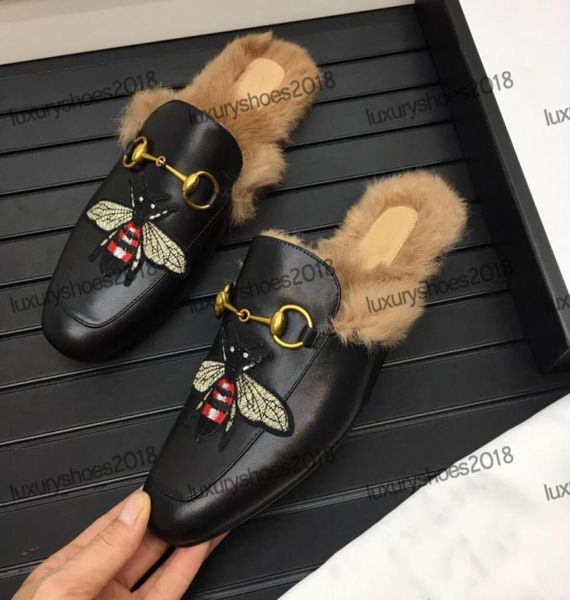 leather loafers muller fur slipper fashion men women princetown slippers ladies casual mules flats shoes with buckle8072760, Black
leather loafers muller fur slipper fashion men women princetown slippers ladies casual mules flats shoes with buckle8072760, Black