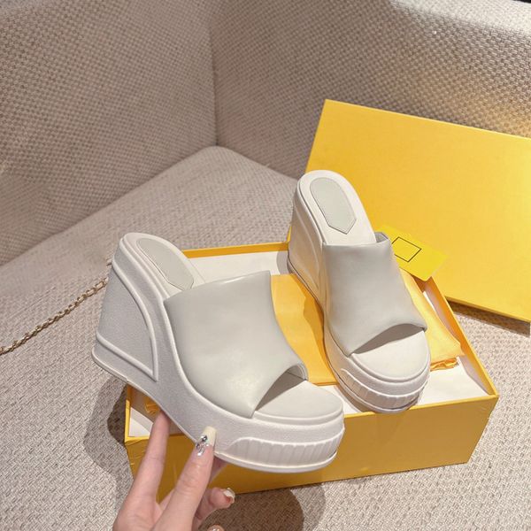 women designer leather slides slipper chunky sandals platform slide with wide band mules wedge heel embossed oversized pattern sole, Black
women designer leather slides slipper chunky sandals platform slide with wide band mules wedge heel embossed oversized pattern sole, Black