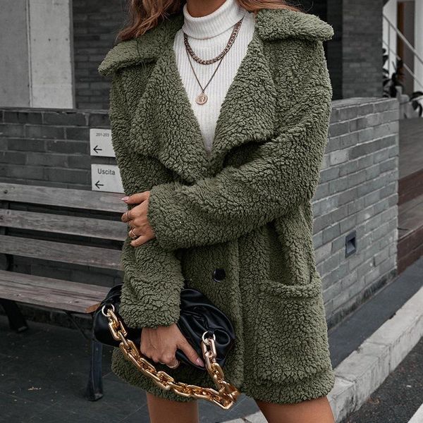 fur ailegogo spring autumn women loose warm faux lamb fur jacket streetwear female single breasted padded coat ladies outwear, Black
fur ailegogo spring autumn women loose warm faux lamb fur jacket streetwear female single breasted padded coat ladies outwear, Black