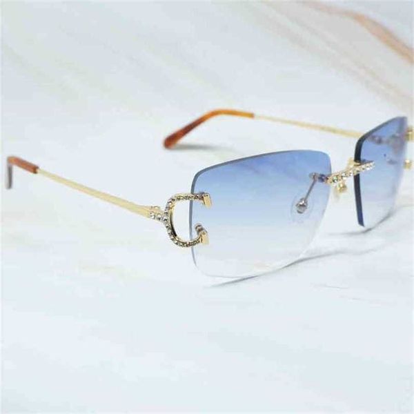 2023 designer glasses model rimless men women wire diamond iced out sun rhinestones fashion luxury shades eyewear sunglasses, White;black
2023 designer glasses model rimless men women wire diamond iced out sun rhinestones fashion luxury shades eyewear sunglasses, White;black