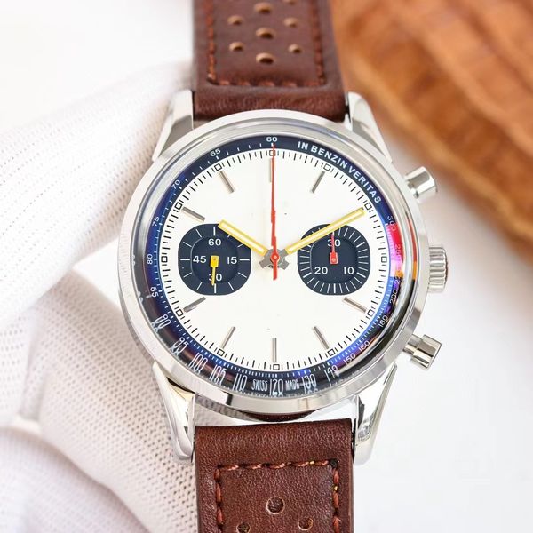 brietling time series a23310 men's watch 41mm, sapphire crystal mirror, frosted leather strap watch 7750 luxury watch, Slivery;brown
brietling time series a23310 men's watch 41mm, sapphire crystal mirror, frosted leather strap watch 7750 luxury watch, Slivery;brown