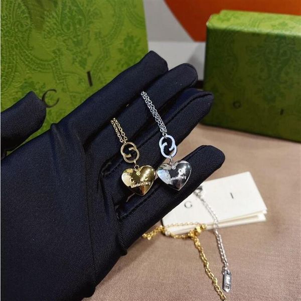 popular brand heart pendant necklace luxury designer necklaces fashion 18k gold plated silver plated long chain high end exquisite292f
popular brand heart pendant necklace luxury designer necklaces fashion 18k gold plated silver plated long chain high end exquisite292f