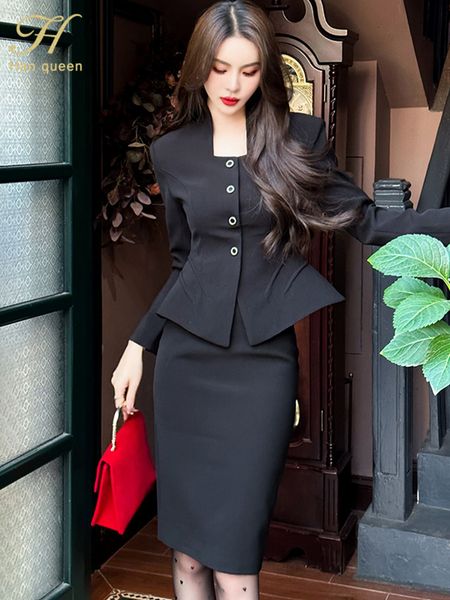 two piece dress h han queen spring autumn business suit skirt women jacket high waist pencil skirts casual simple office 2 pieces set 230422, White
two piece dress h han queen spring autumn business suit skirt women jacket high waist pencil skirts casual simple office 2 pieces set 230422, White