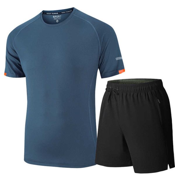 men's tracks summer sports quick drying t-shirt men's suit paired with ice fitness set elastic short sleeved shorts{category}, Gray
men's tracks summer sports quick drying t-shirt men's suit paired with ice fitness set elastic short sleeved shorts{category}, Gray