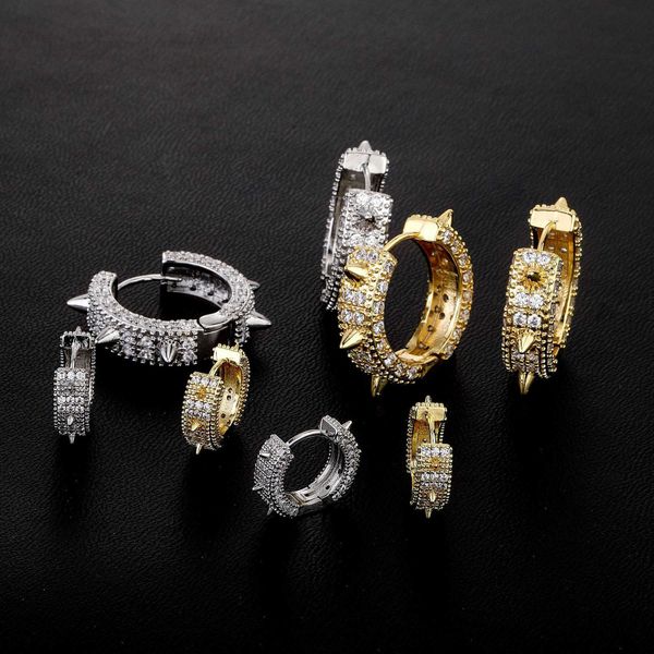 personalized spike huggie hoop earrings cool hip hoppunk rock fashion mens earring 14k gold black plated versatile accessories daily ear rin, Golden
personalized spike huggie hoop earrings cool hip hoppunk rock fashion mens earring 14k gold black plated versatile accessories daily ear rin, Golden