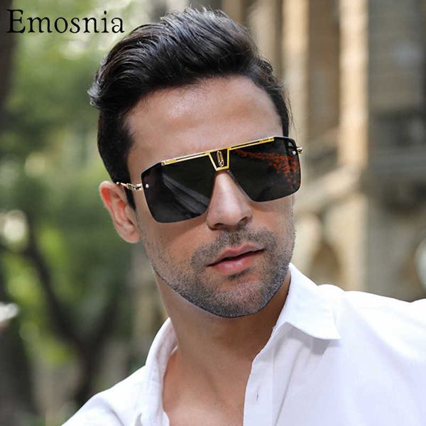sunglasses new square rimless sunglasses men women 2021 trendy vintage brand design big frame flat sun glasses for female eyewear uv400 j230, White;black
sunglasses new square rimless sunglasses men women 2021 trendy vintage brand design big frame flat sun glasses for female eyewear uv400 j230, White;black