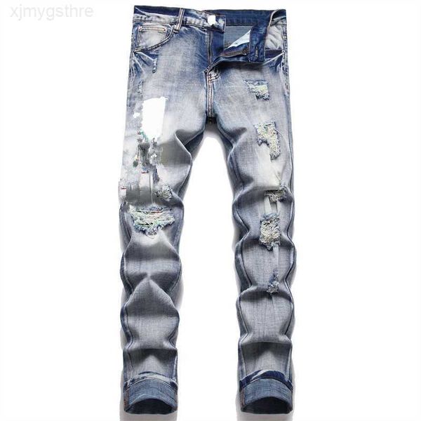 mens jeans mens designer ammis for with stars embroidery starts printed pencil pants cotton skinny ripped motorcycle pant fashionsw0c, Blue
mens jeans mens designer ammis for with stars embroidery starts printed pencil pants cotton skinny ripped motorcycle pant fashionsw0c, Blue