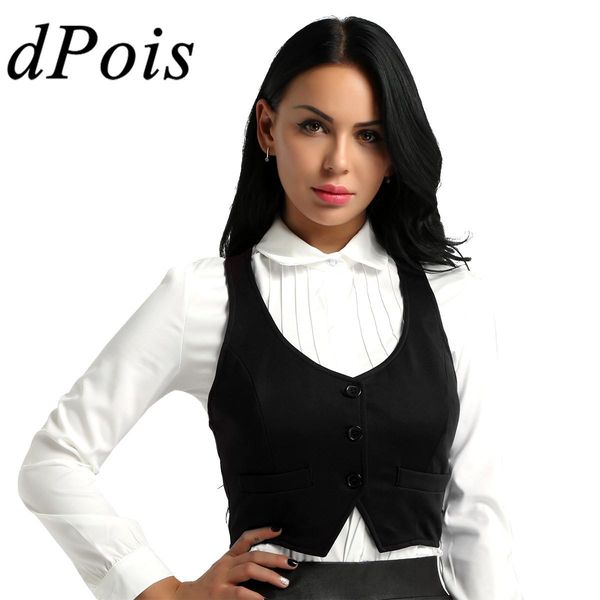vests new arrival women classic v neck sleeveless vest elegant ol waistcoat office lady business suit vest fashion women's vests mujer, Black;white
vests new arrival women classic v neck sleeveless vest elegant ol waistcoat office lady business suit vest fashion women's vests mujer, Black;white