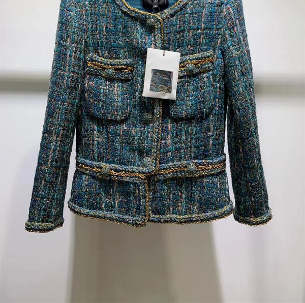 chan new 2023 women's brand jacket ootd designer fashion autumn winter chains ccc tweed coat leisure spring camellia pattern coats over, Black;brown
chan new 2023 women's brand jacket ootd designer fashion autumn winter chains ccc tweed coat leisure spring camellia pattern coats over, Black;brown