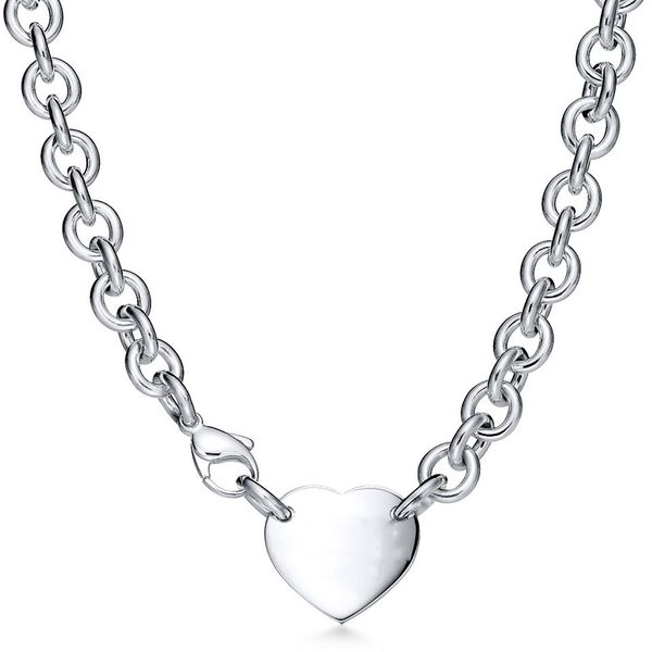 heart necklace womens stainless steel couple pendant jewelry on the neck valentine day gift for girlfriend accessories whole c272v, Silver
heart necklace womens stainless steel couple pendant jewelry on the neck valentine day gift for girlfriend accessories whole c272v, Silver