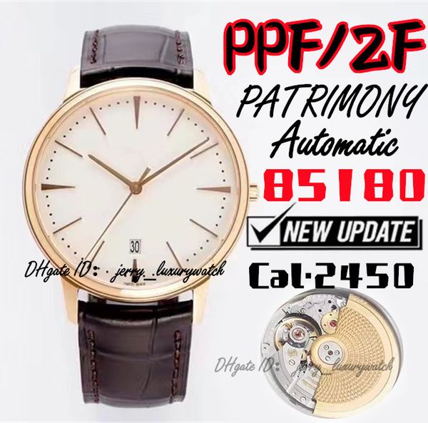 ppf/zf luxury men's watch 85180 patrimony watch diameter 40mm, cal.2450 mechanical movement, ultra-thin style simple business formal we, Slivery;brown
ppf/zf luxury men's watch 85180 patrimony watch diameter 40mm, cal.2450 mechanical movement, ultra-thin style simple business formal we, Slivery;brown