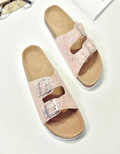 n luxury beach cork slippers casual sandals sequins slides double buckle clogs women slip on flip flops flats shoe8435171, Black
n luxury beach cork slippers casual sandals sequins slides double buckle clogs women slip on flip flops flats shoe8435171, Black